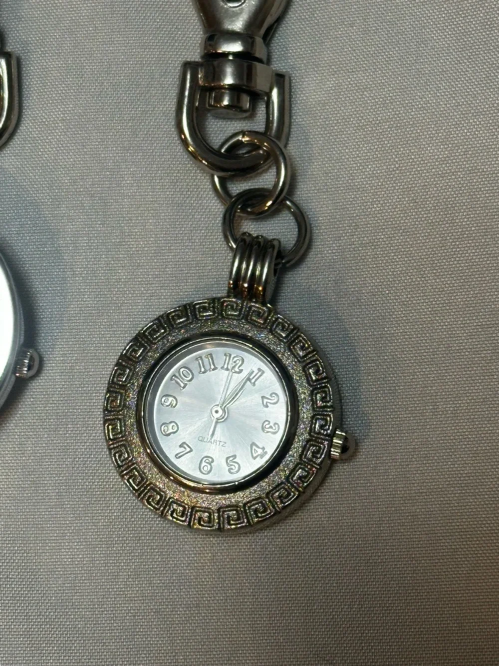 Silver Toned Keychain Watch Bundle - Picture 3 of 6